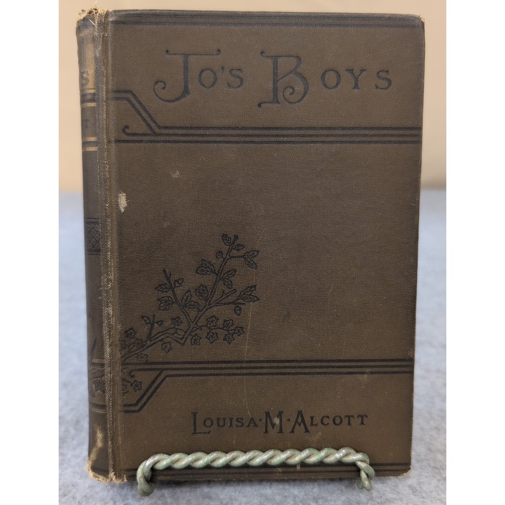 VTG 1886 Jo's Boys and How They Turned Out Louisa M Alcott Book Hardcover 1886
